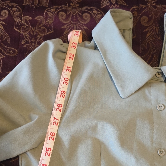 Stylish Green Pleated Dress, Size Small๐ Cute, Like New Condition- Fast Shipper - Picture 6 of 10